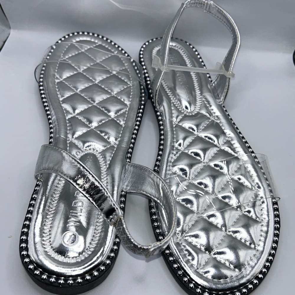 Elegant Silver Sandals